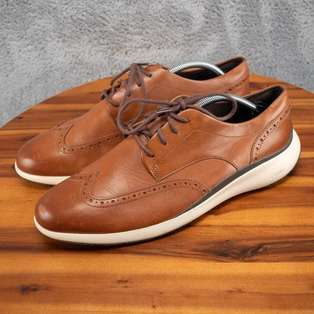 COLE HAAN GRAND WINGTIP OXFORDS #C33192 SIZE 11-M